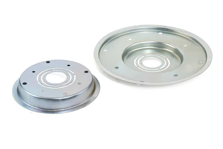 Metal disc components produced by blanking process