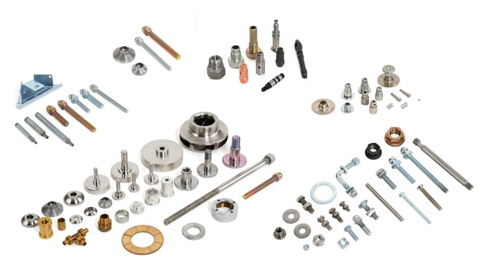 Wide array of precision-engineered metal components and tools